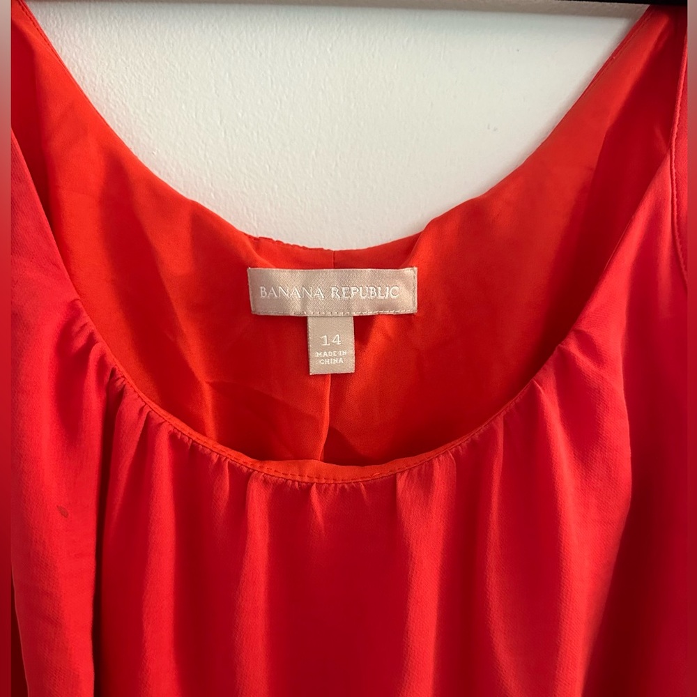 Banana Republic Dress (size)14 (color) dark orange